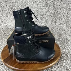 Size 6 - BOGS Women's Classic Casual Tall Waterproof Rain Boots Black 73052-001